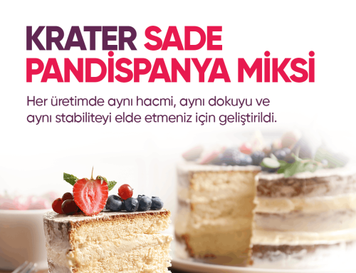 Yenilendi: Pandispanya Miksleri (Sade & Kakaolu) Krater Pandispanya Miksleri Yenilendi
